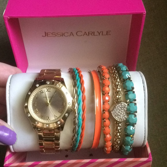 Jessica Carlyle watch bracelet set. - Picture 2 of 2
